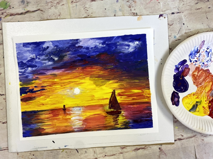 Sonnenuntergang Sommerferienkurs